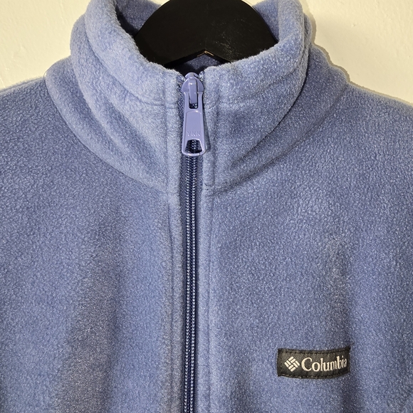 Columbia Women's Blue Full Zip Fleece Jacket Size Medium - Picture 3 of 10